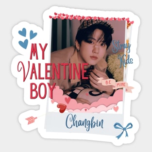 Changbin My Valentine Boy Stray Kids Sticker